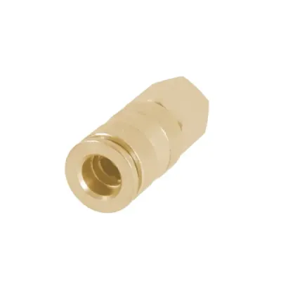 Acoplador Rápido De Latón Tipo F Toolcraft De 1/4 Npt