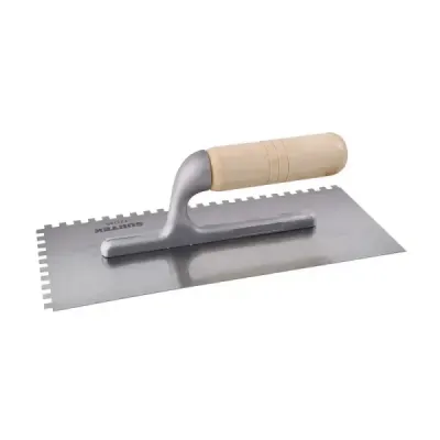 Llana Dentada Acero 11' X 5' Surtek Madera 6 Remaches