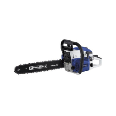 Motosierra A Gasolina 16'' 45 Cc Toolcraft De 2.4 Hp Y 550 Ml (TC3885)