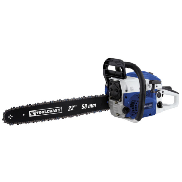 Motosierra A Gasolina 22'' 58 Cc Toolcraft De 3.3 Hp Y 550 Ml (TC3886)