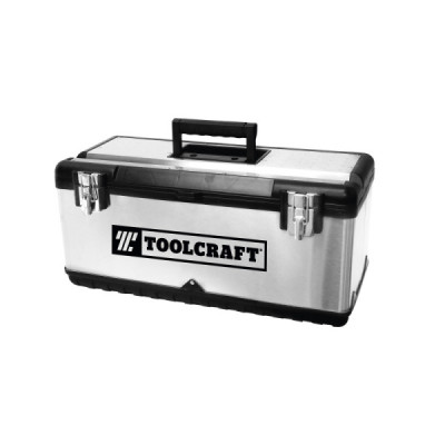 Caja De Herramientas De 38 Cm Toolcraft En Acero Inoxidable (TC4043)