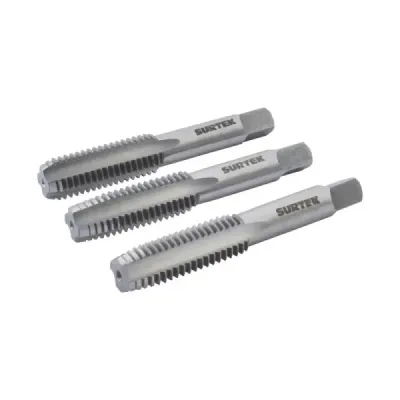 Set 3 Machuelos 1/4' 20 Nc Para Tubo Surtek Varios Usos