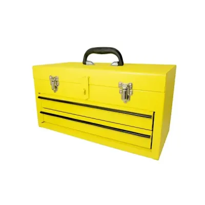 Caja De Herramientas Metálica 47 Cm Con 2 Gavetas Surtek