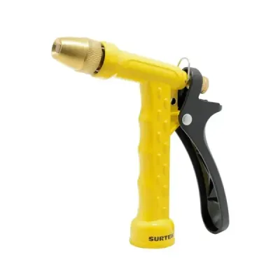 Pistola De Riego Metálica Boquilla Regulable 3/4' Surtek