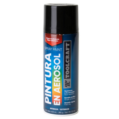 Pintura Aerosol Bermellón Toolcraft 400 Ml Sin Plomo (TC4344)