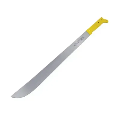 Machete Laminado Recto 24' Mango Color Amarillo Surtek
