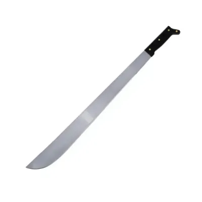 Machete Troquelado Recto 26' Mango Color Negro Surtek