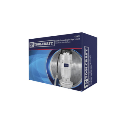 Bomba Sumergible 1/2 Hp Agua Limpia Toolcraft De Uso Rudo (TC4461)