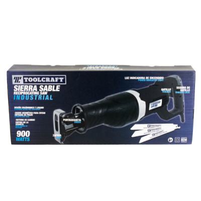 Sierra Sable De 900 W Uso Industrial Toolcraft Con Seguetas (TC4485)