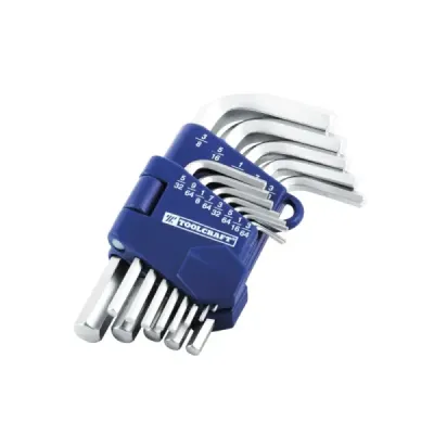 Juego De 13 Llaves Allen Toolcraft Desde 3/64' Hasta 3/8'