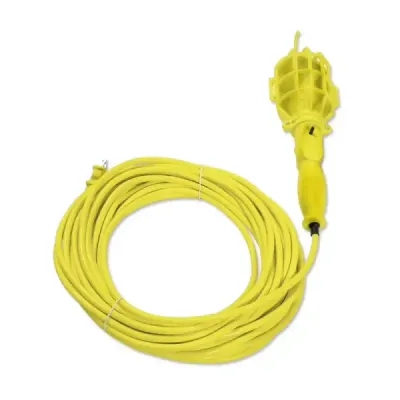 Lámpara Taller Canastilla Plástica 8 M 75 W Surtek Amarilla