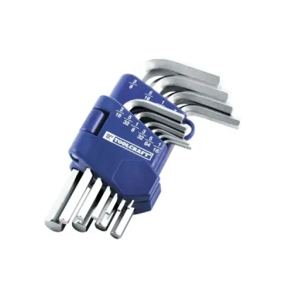 Juego De 10 Llaves Allen Toolcraft Desde 1/16' Hasta 3/8'