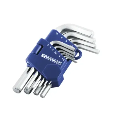 Juego De 10 Llaves Allen Toolcraft Desde 1.5 Mm Hasta 10 Mm