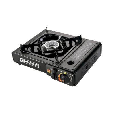 Estufa Portátil De Camping Toolcraft Con Chispero Y Estuche (TC4615)