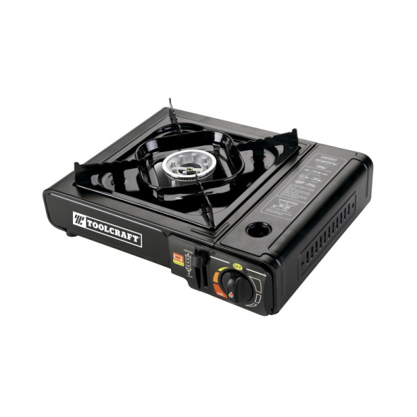 Estufa Portátil De Camping Toolcraft Con Chispero Y Estuche (TC4615)