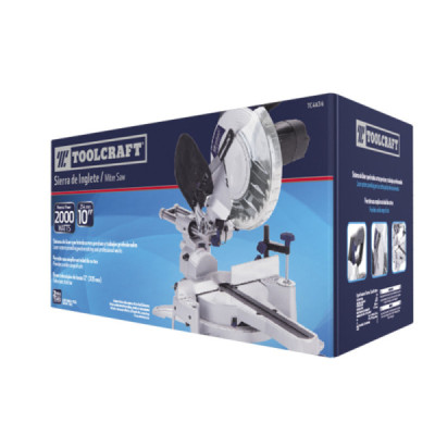 Sierra De Inglete 10'' 2.000 W Toolcraft Con Láser Integrado (TC4636)
