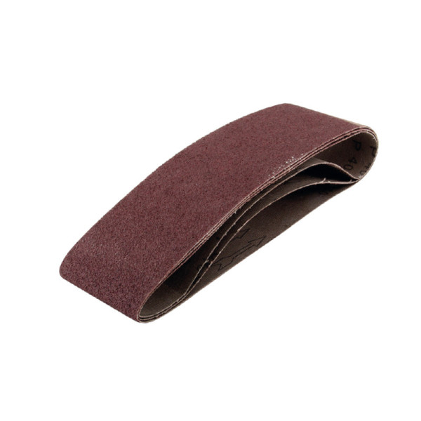 3 Lijas De Banda 4'' X 24'' Toolcraft Grano 120 (TC5232)