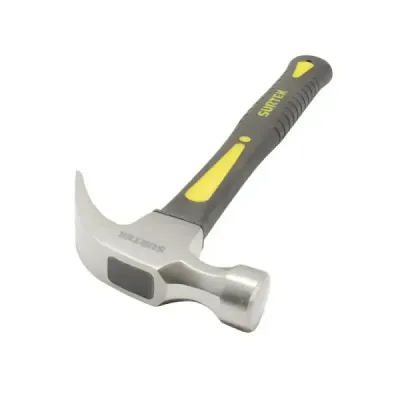 Martillo Uña Curva 16 Oz Mango Fibra De Vidrio 14' Surtek