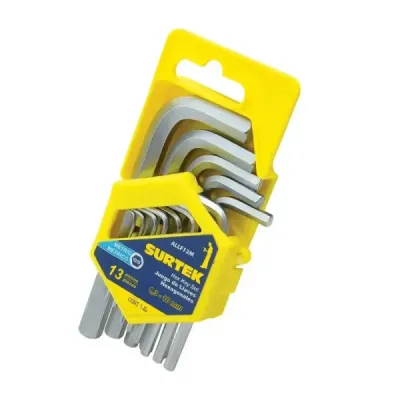 Juego 13 Llaves Bristol Tipo L Pulgada 1.3 Mm A 10 Mm Surtek