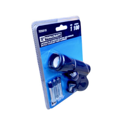 Linterna Para Bicicleta Delantera De 100 Lm Toolcraft En Abs (TC5515)