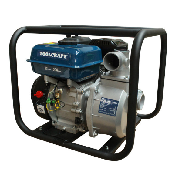Motobomba De 2'' 7 Hp Toolcraft Con Motor A Gasolina 212 Cc (TC5518)
