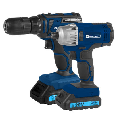 Juego De Taladro Y Atornillador Inalámbricos 20 V Toolcraft (TC5773)