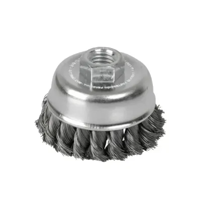 Grata Copa Trenzada 3' Rosca 5/8' Surtek Alambre 0.35 Mm