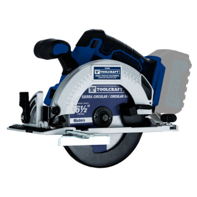 Sierra Circular Inalámbrica 6.1/2'' 20 V 4500 Rpm Toolcraft (TC5994)