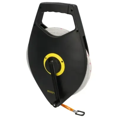 Cinta Métrica Fibra De Vidrio 100 M Tipo Cruceta Surtek