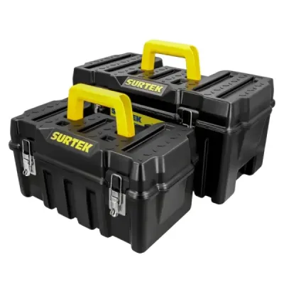 Juego 2 Cajas De Herramientas Plásticas 17' Y 21' Surtek