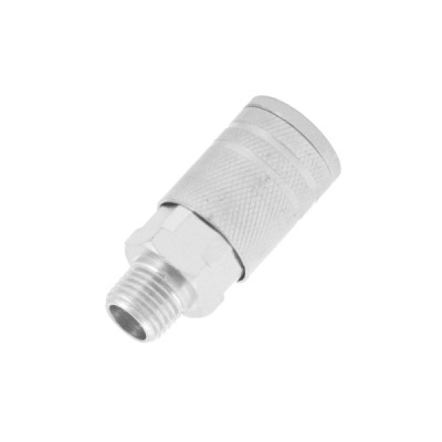 Acoplador Rápido De Acero 1/4'' Macho Wolfox Para Compresor (WF0147) Acoplador Rápido De Acero 1/4'' Macho Wolfox Para Compresor (WF0147)