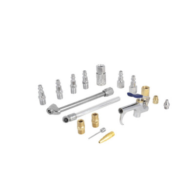 Juego De 17 Accesorios Neumáticos Wolfox Conector 1/4 Npt (WF0149)
