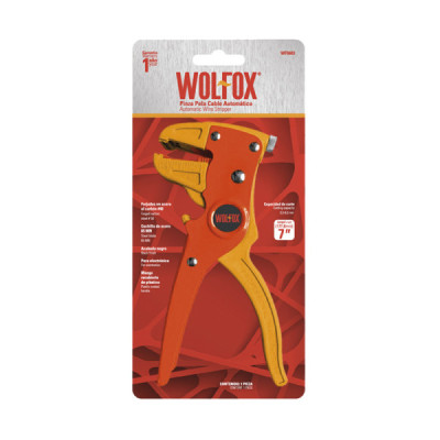 Alicate Pela Cables Automático 7'' Wolfox Mangos De Vinil (WF0603)