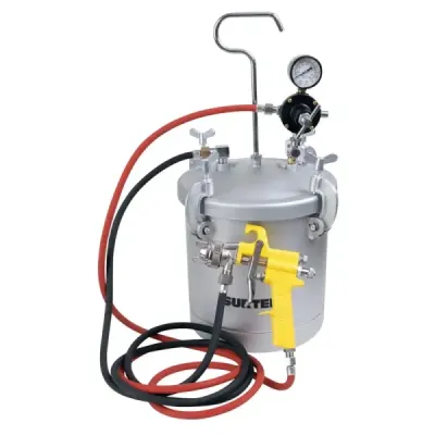 Equipo Industrial Para Pintar 10 L 120 Psi 1/4' Npt Surtek