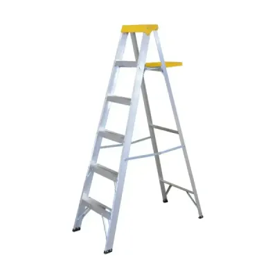 Escalera De Tijera 5 Peldaños Antideslizantes 90 Kg Surtek