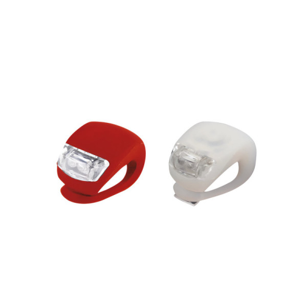 Juego De Linternas Para Bicicleta 6 Lm Y 2 Lm Wolfox Cr2032 (WF0783)
