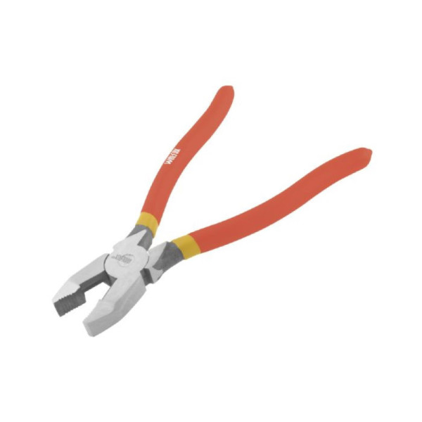 Alicate De Electricista 9'' Diseño Robusto Wolfox De Vinil (WF0829)