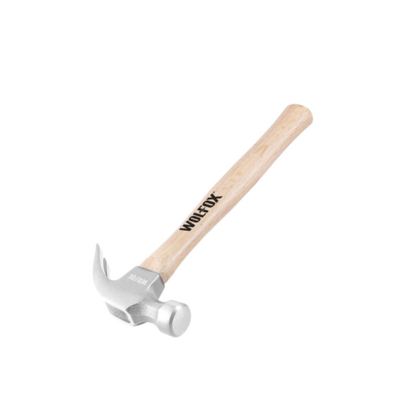Martillo De Uña Curva 7 Oz Wolfox Con Mango De Madera (WF9785)