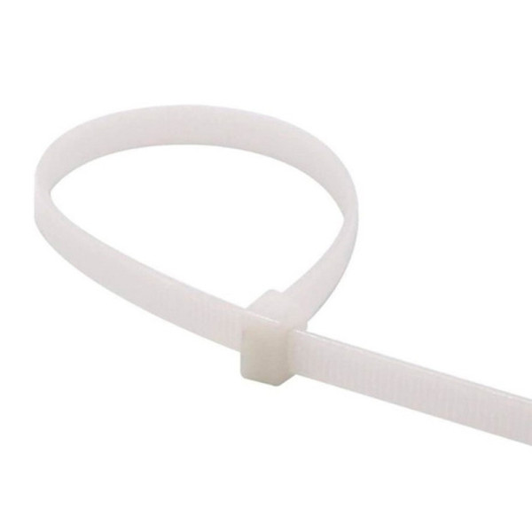 50 Amarres Cinchos Plásticos 35 Cm Fulgore Blancos 23 Kg (FU0264)