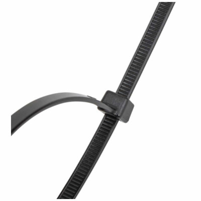50 Amarres Cinchos Plásticos 20 Cm Fulgore Negros 23 Kg (FU0280)