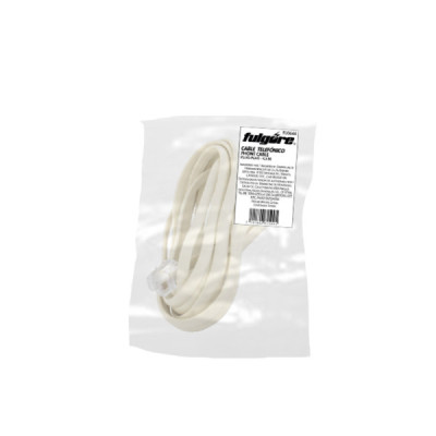 Cable Para Teléfono De 4.5 M Fulgore Resistente Y Flexible (FU0646) Cable Para Teléfono De 4.5 M Fulgore Resistente Y Flexible (FU0646)