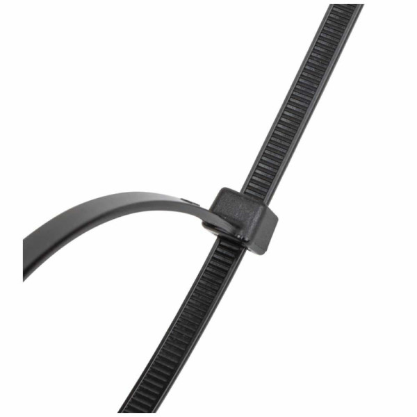 25 Amarres Cinchos Plásticos 51 Cm Fulgore Negros 23 Kg (FU0792)