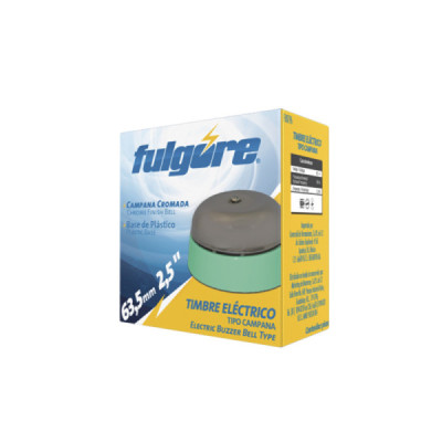 Timbre Doméstico Tipo Campana 2.1/2'' Fulgore Base Cromada (FU0796)