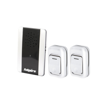Timbre Inalámbrico Con 2 Timbres Fulgore Con 25 Melodías (FU1013)