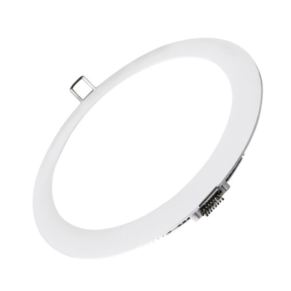 Panel Led Luz Blanca 12 W Fulgore Redondo Empotrable (FU1719)