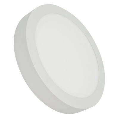 Panel Led Luz Blanca 6 W Fulgore Redondo De Sobreponer (FU1728)