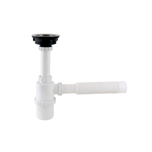 Sifón Botella Canastilla De 1.1/2'' Yarden Para Lavaplatos (YD0067)