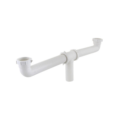 Sifón Doble Para Lavaplatos 1.1/2'' Yarden En Polipropileno (YD0069)