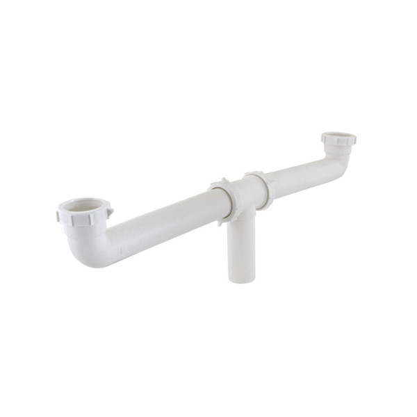 Sifón Doble Para Lavaplatos 1.1/2'' Yarden En Polipropileno (YD0069)