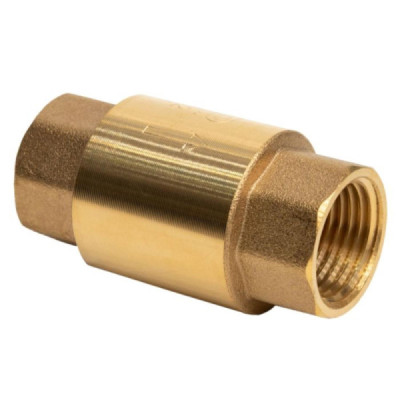 Válvula De Retención De Resorte 1/2'' Yarden Cuerpo De Latón (YD0105)